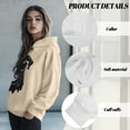 thumbnail image 6 of COEQINE Pullover Sweatshirts Oversized Tops Women's Hoodies Long Sleeves Loose Lightweight Cool Bulldog Cozy Casual Wear Y2K Fashion Women Soft Printing Fall Winter Outfits Clothes, XL, 6 of 7