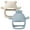 Beige, Blue, variant on ROXANEPIG 2 Pack Baby Teething Toys, Teether for Baby, Silicone Mitten Teething Toys for Babies, Baby Teethers Toys 0-3-6-12 Months, Chew Toys Hand Pacifier for Soothing Teething Pain Relief