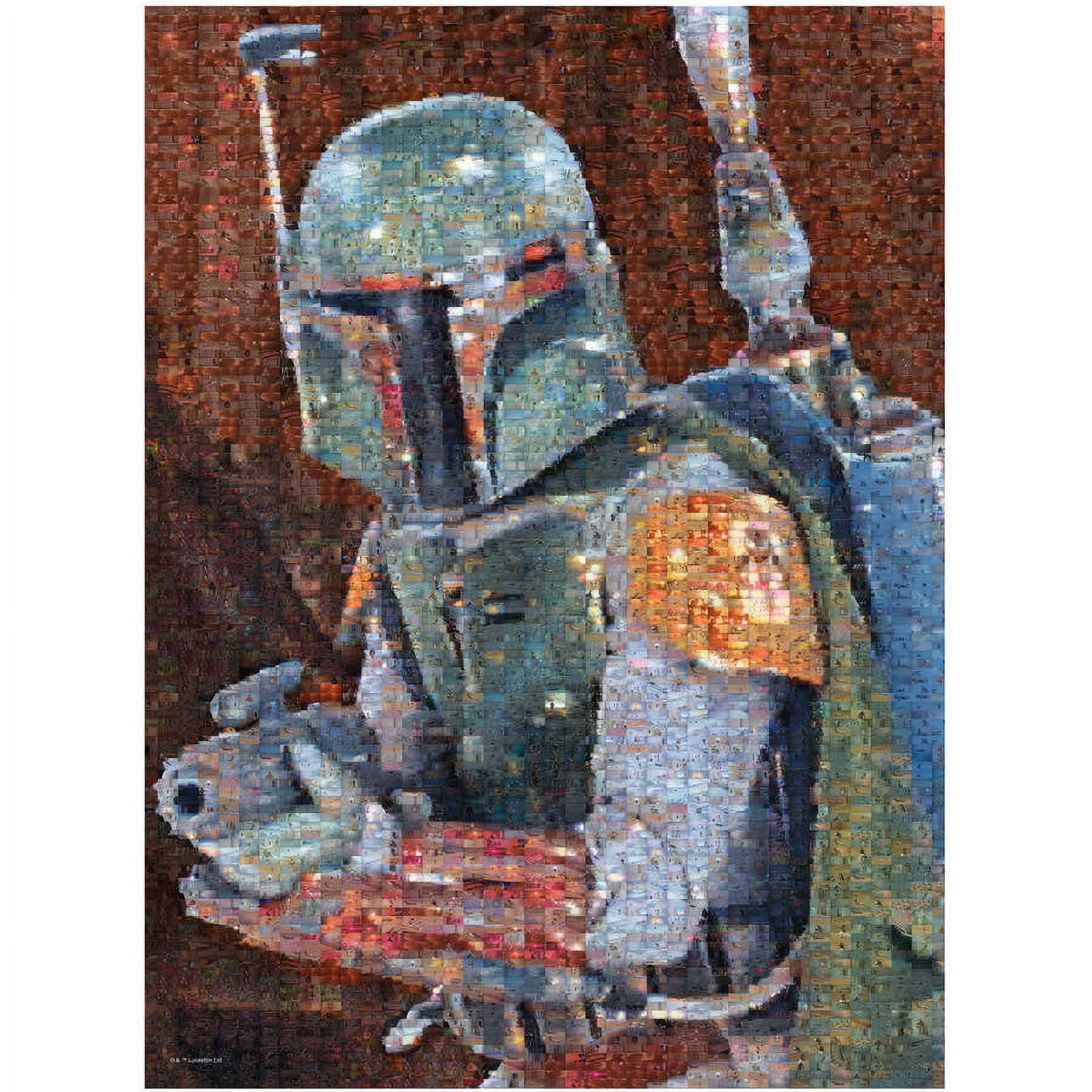 Buffalo Games Star Wars Photomosaic: Boba Fett - 1000 Piece Jigsaw Puzzle