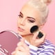 thumbnail image 3 of Brocha Para Rubor Fundación Maquillaje Mushroom Soft Face Blush Powder Brush Cosméticos profesionales Sywqhk Cuidado Belleza, 3 of 3