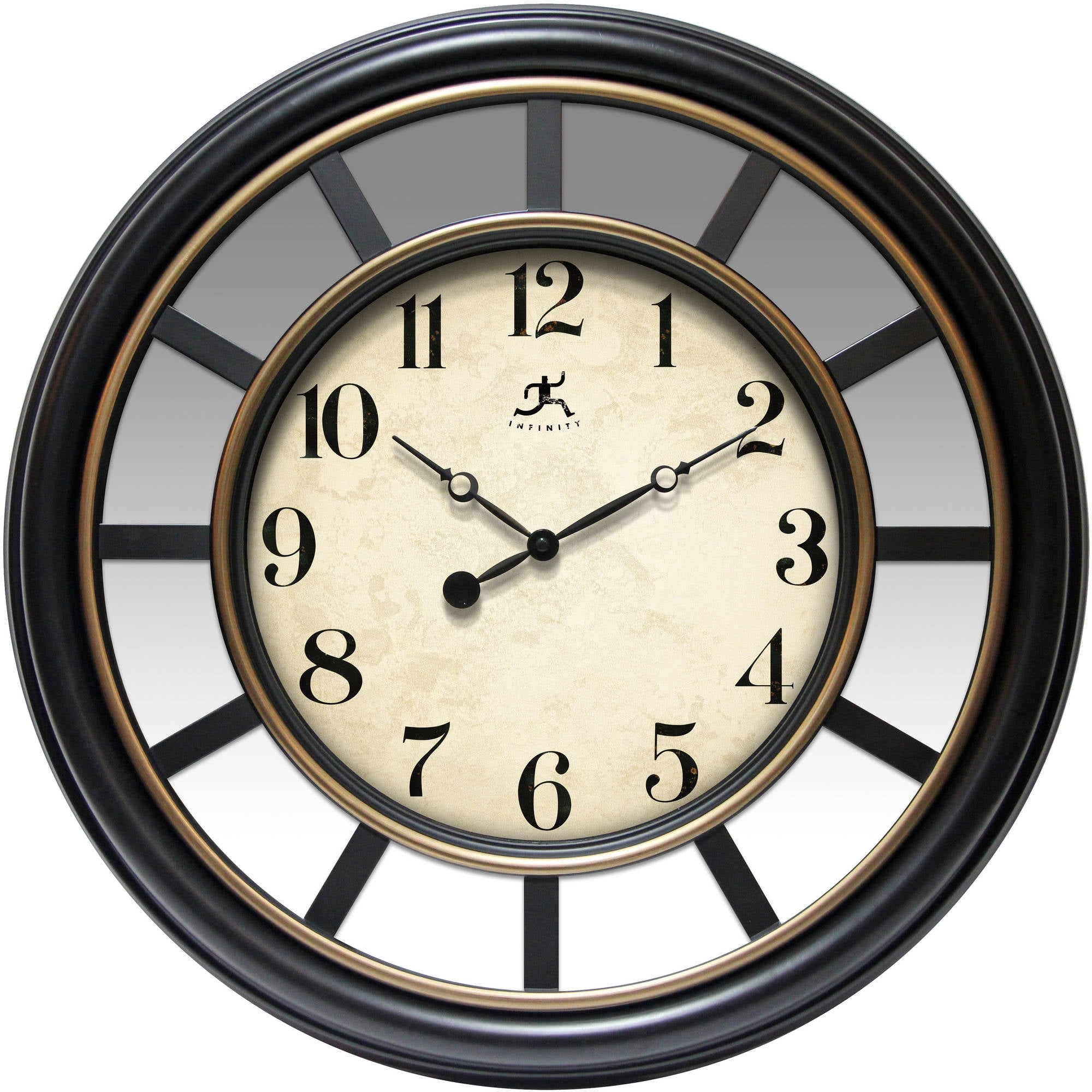 Infinity Instruments Copenhagen 22" MirrorAccented Wall Clock