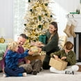 thumbnail image 3 of Best Choice Products 7.5ft Pre-Lit Flocked Full Aspen Noble Fir Christmas Tree w/ 1,500 2-in-1 Twinkling Micro LEDs, 3 of 8