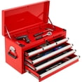 thumbnail image 5 of Global Industrial 25-15/16"" x 12-1/16"" x 14-3/4"" 6 Drawer Red Tool Chest, 5 of 7