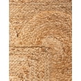 thumbnail image 6 of Sivi 2.6 x 12 Feet Handmade Scallop Braided Jute Rug - Natural Jute Runner Rug, 6 of 11