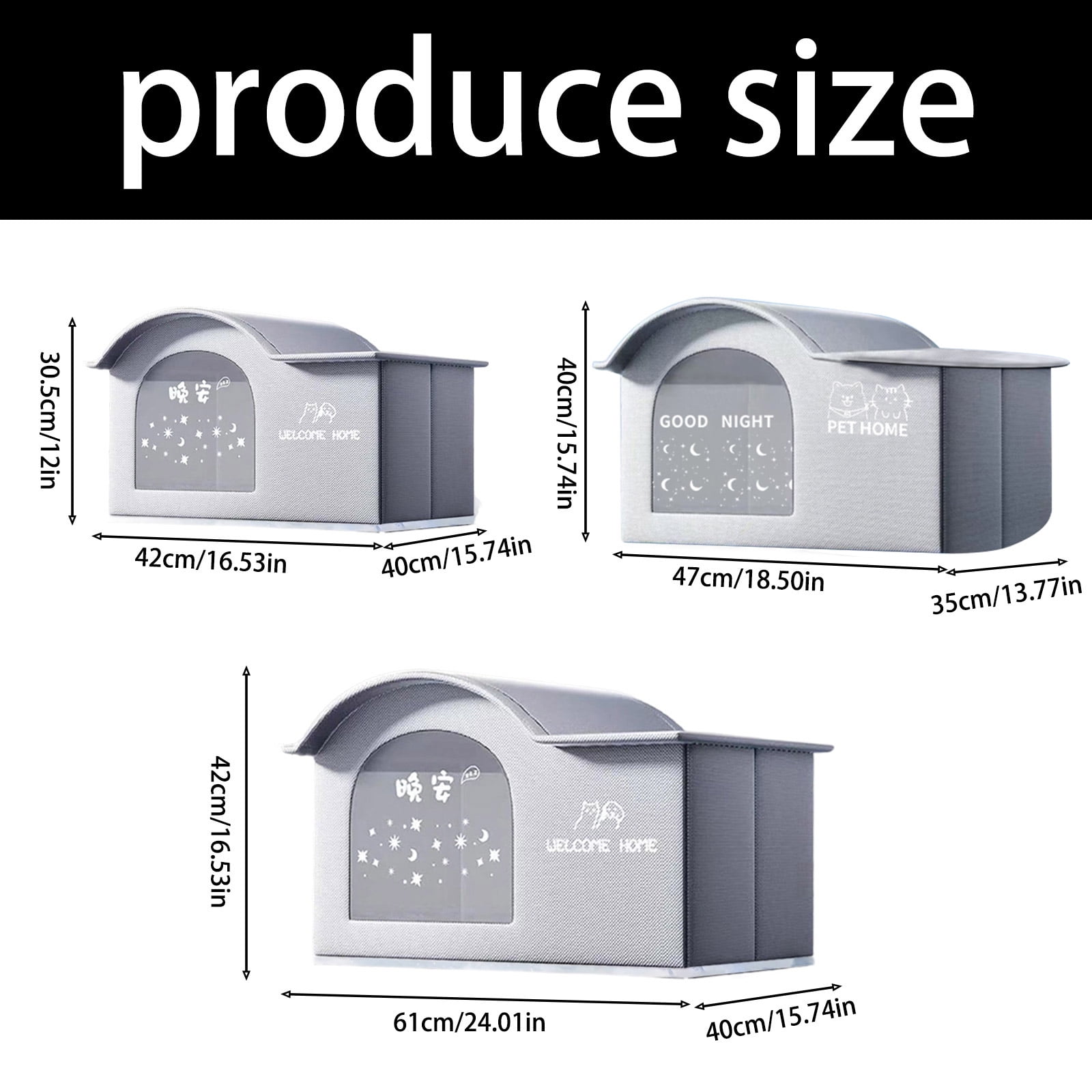 Cats Cooling House Waterproof Foldable Cooling Pet Houses for Outdoor Indoor,Insulated Air Conditioned Cats Dog Shelter