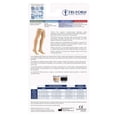 thumbnail image 3 of Truform Compression Stockings For Men And Women, Thigh Length, Dot Top, Closed Toe Beige, Medical Support Hose Unisex Adulto, Peque&ntilde;o Truform NA, 3 of 8