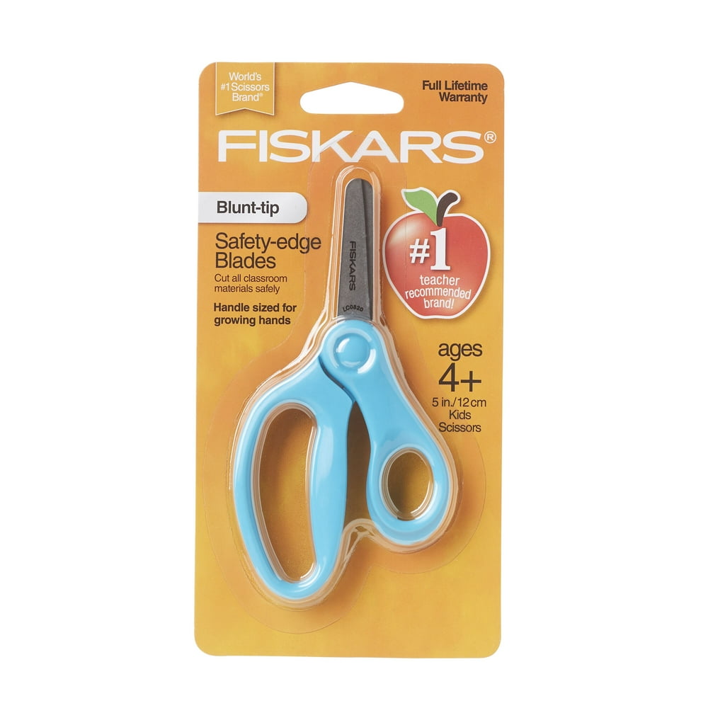 Fiskars Blunttip Kids Scissors (5 in.) with Sheath Teal Walmart