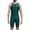 Dark Green, variant on Sholeno Mens 2mm Neoprene Shorty Wetsuit Sleeveless Front Zipper Athletic Swimsuit for Sports Diving Black XL