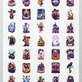 thumbnail image 4 of 35pcs-50pcs Halloween Stickers Stationery Stickers Ghost Decals Funny Stickers for Suitcase Fridge Laptop, 4 of 9
