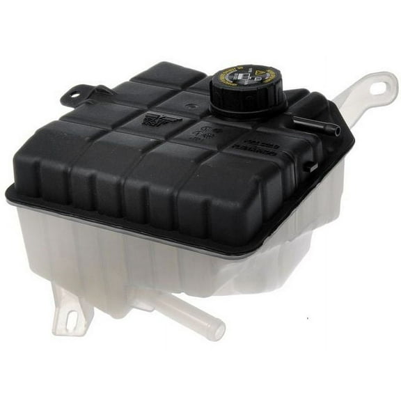 Front Radiator Coolant Overflow Expansion Tank with Cap - Compatible with 2006 - 2011 Buick Lucerne 4.6L V8 2007 2008 2009 2010