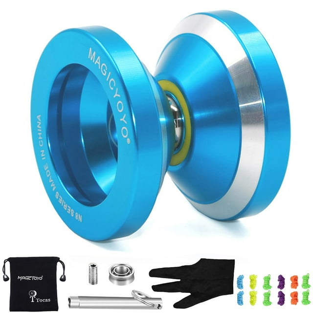 Juguete metálico Yo-yo MAGICYOYO N8 que responde y no responde, azul