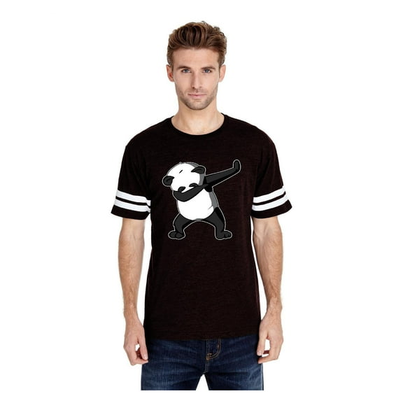 MmF - Mens Football Fine Jersey T-shirts, up to Size 3XL - Dancing Panda