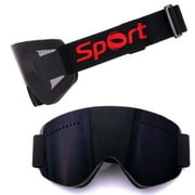 Dirt Bike Goggles Airsoft Googles Dustproof Motorcycle Glasses for Men and Women Outdoor Activities  Black Sheet