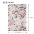 thumbnail image 3 of Pofeuu Rose Flowers Print Travel Document Organizer Passport Holder Men Women for Family (6.5 in x 4.5 in),Wallet Holder Credit Card Clutch Bag Case, 3 of 5
