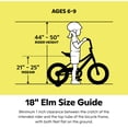 thumbnail image 4 of Schwinn Elm Kids Bike, 18- Inch Wheel, Single Speed, Ages 6-9, White, 4 of 9