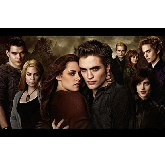 The Twilight Saga: Breaking Dawn - Fantasy Movie Poster Robert Pattinson Kristen Stewart-Canvas Poster