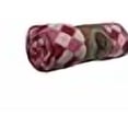 thumbnail image 3 of DaDa Bedding BL1772 Polar Fleece Throw Blanket, Checkered, Red and White, 3 of 4