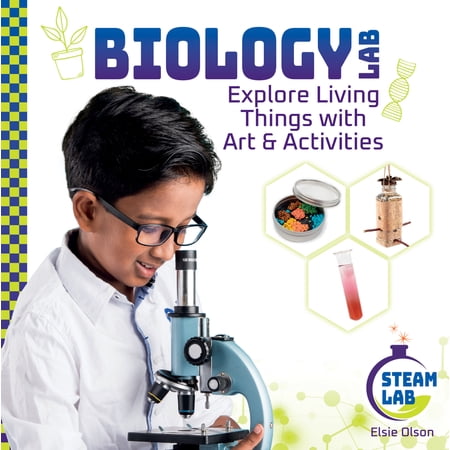 Pre-Owned Biology Lab: Explore Living Things with Art & Activities: Biology Lab: Explore Living Things with Art & Activities (Library Binding) 109829159X 9781098291594