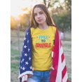 thumbnail image 2 of 4Th July Free To Sparkle T-Shirt Juniors -Image by Shutterstock,  x-Large, 2 of 4