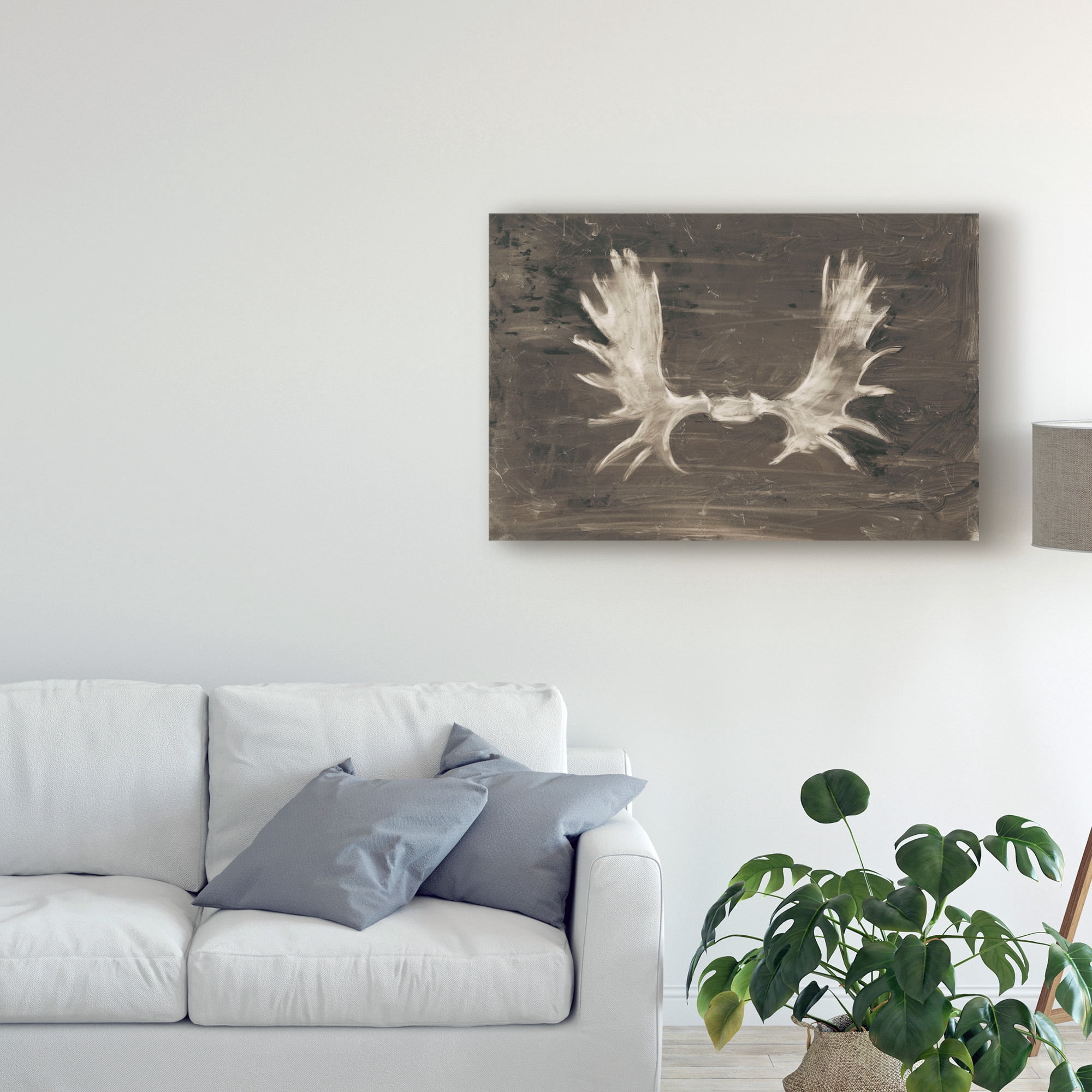 Trademark Fine Art 'Rustic Moose Mount I' Canvas Art by Ethan Harper