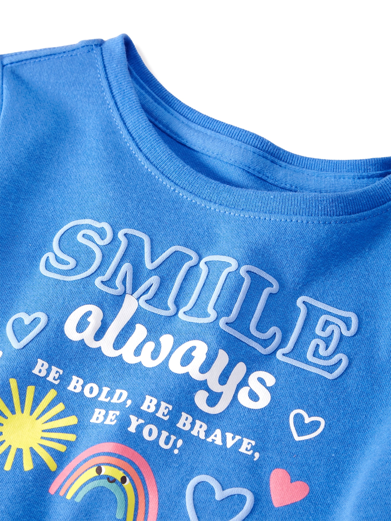 Garanimals Newborn, Baby & Toddler Girl Cotton Short-Sleeve Graphic T-Shirt, Sizes 0-6T