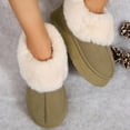 thumbnail image 5 of Women’s Slip-On Suede Ankle Moccasin Boot - Waterproof & Anti-Slip Design with Thick Sole for Indoor Warmth and Snow Conditions, 5 of 6