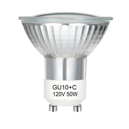 HIBIBUD 120V 50W GU10 Light Bulb Dimmable Warm White 2800K Bulb for Candle Warmer