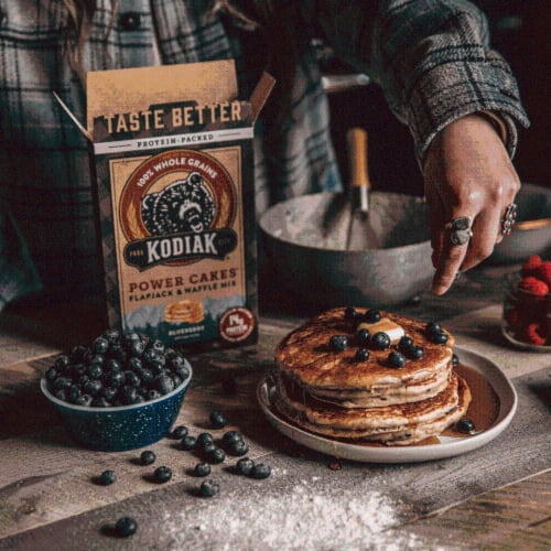 2X - Kodiak Blueberry Power Cakes Flapjack & Waffle Mix