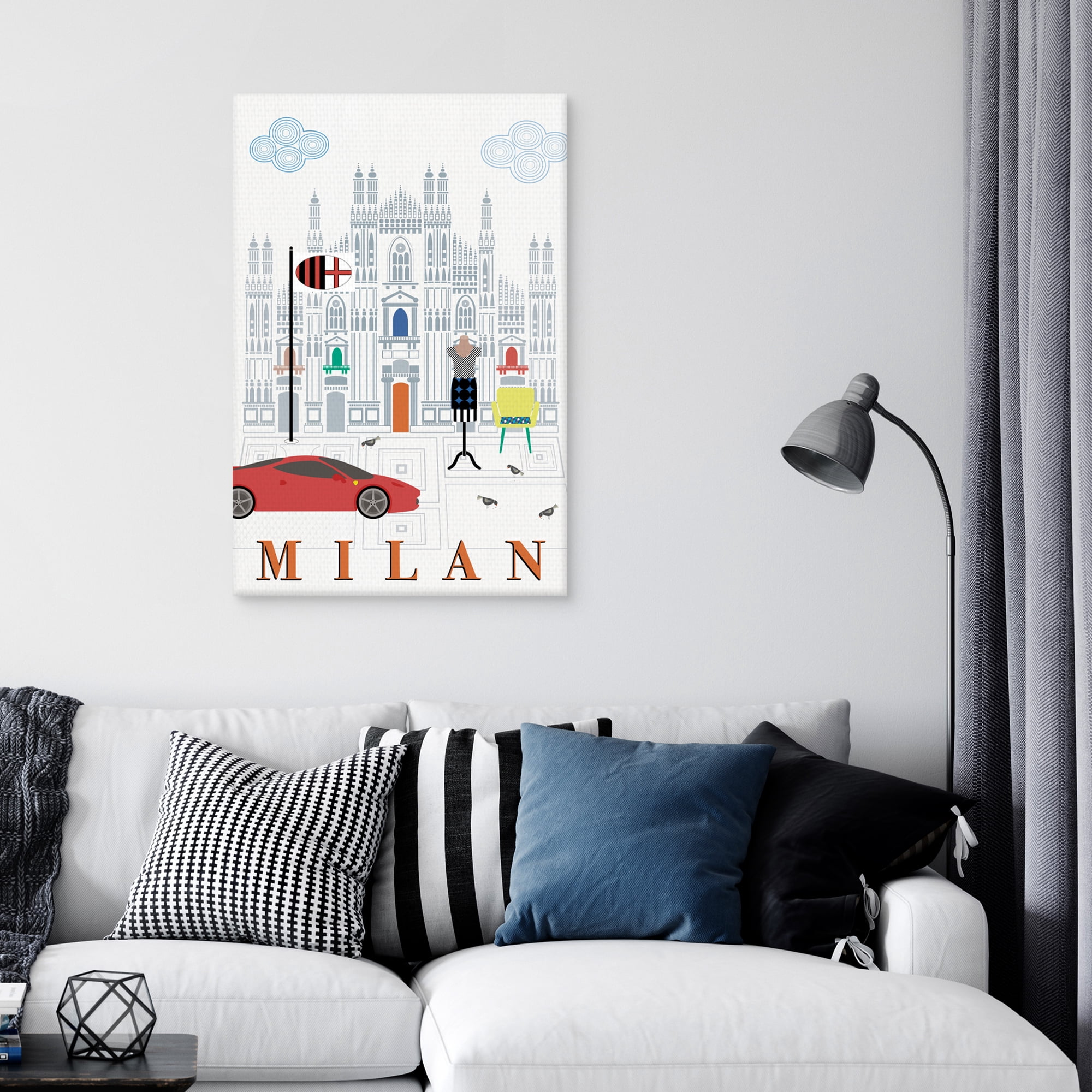 Milan by Sophie Ledesma Canvas Art Print