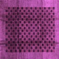 thumbnail image 1 of Ahgly Company Indoor Square Abstract Purple Contemporary Area Rugs, 3' Square, 1 of 4