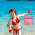 thumbnail image 2 of Kids Breathable Mesh Beach Bag with Adjustable Shoulder Straps for Outdoor Swimming Pool Travel and Sports Gear Storage, 2 of 7