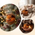 thumbnail image 6 of Forest Animal Acorn Ornaments 3D, Detailed Woodland Creature Figurines in Acorn Shell, Shatterproof Resin Christmas Tree Ornaments, Unique Animal Lover Gift Idea, Christmas Decor Set, C, 6 of 8