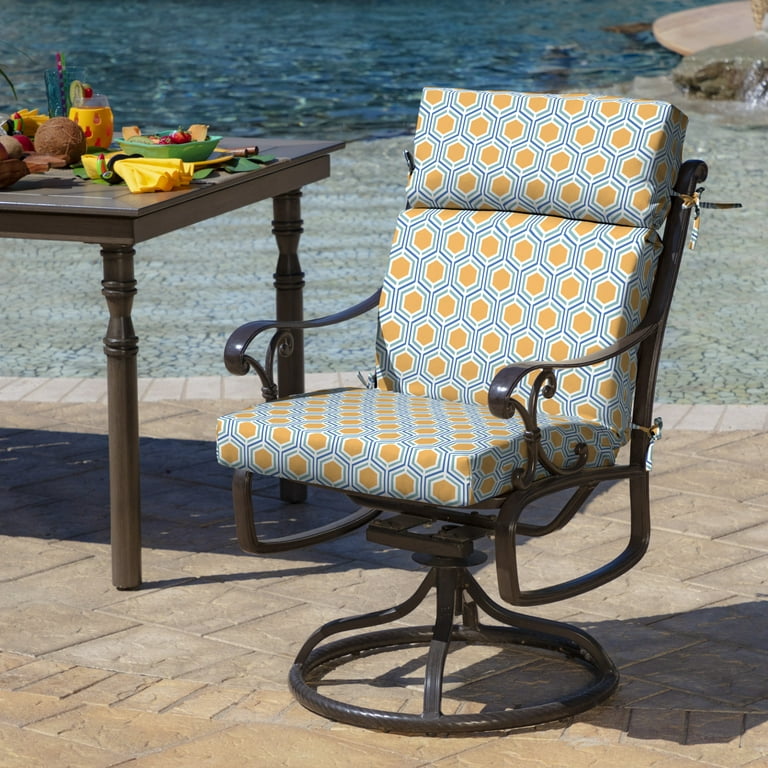 Arden Selections Honeycomb 44 x 21 in. Outdoor Dining Chair