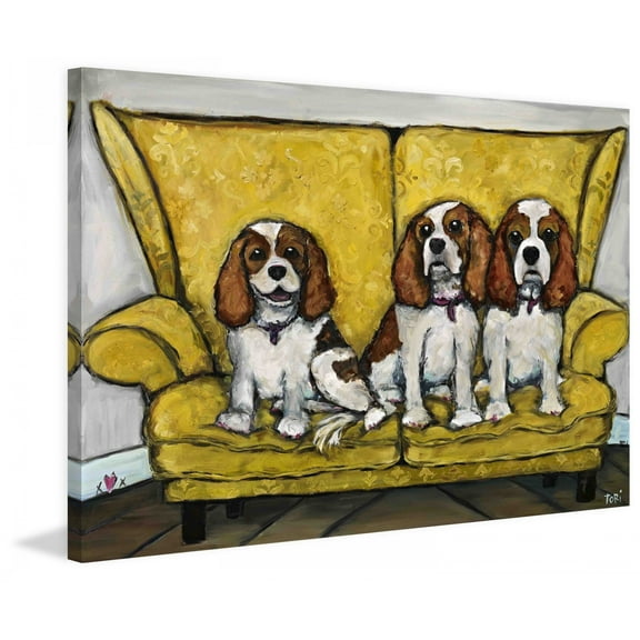 The Girls Painting Print on Wrapped Canvas