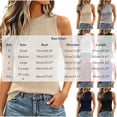 thumbnail image 3 of Cmtiyu Tank Tops for Women, Crew Neck Cinched Waist Sleeveless Ribbed Knit Tops, Casual Daily Slim Fit Blouses, S-2XL, 3 of 8