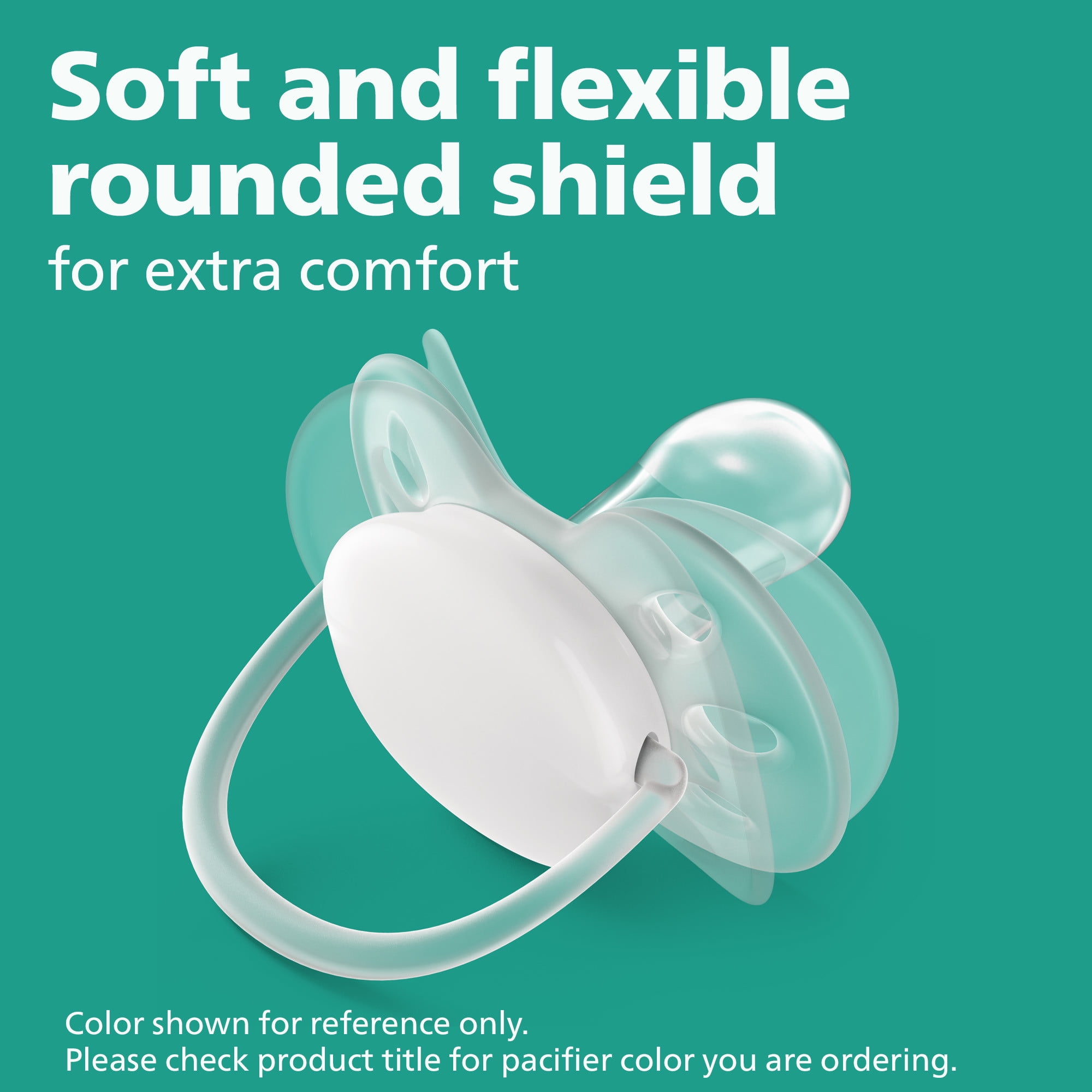 Philips Avent Ultra Soft Pacifier 6-18M, Misty Dawn / Silk Beige, 2 Pack SCF091/17