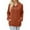 Orange, variant on Comfy Fall Fashion Outfits New Womens Button V Neck Hooded Sweaters Long Sleeve Pullover Tops Casual Sweatshirts with Pockets Fall Outfits Brown M