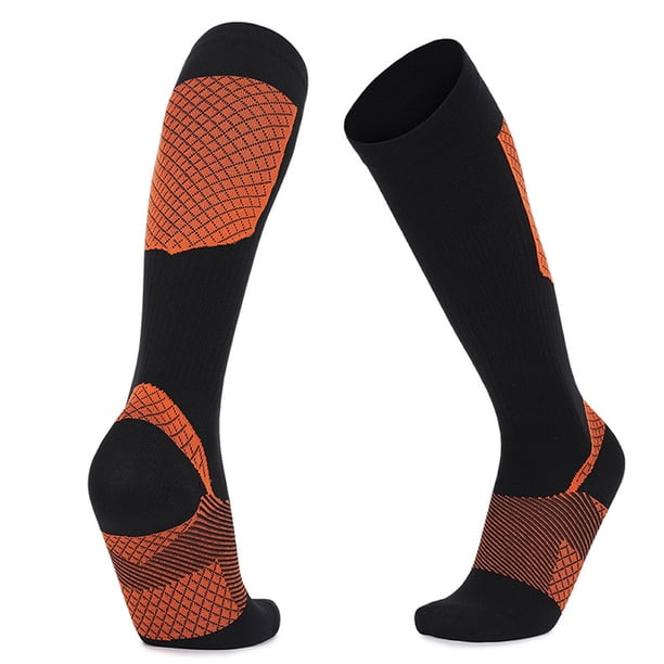 Calcetines de fútbol antideslizantes y resistentes al desgaste: calcetines deportivos de compresión para pantorrillas para maratón