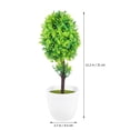 thumbnail image 2 of CTIRCHIU Adorno Planta Artificial Verde Bonsái Imitado Para Oficina Y Ventana, 2 of 5