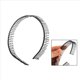 thumbnail image 2 of 4X Banda de Pelo Peine de Dientes de Metal para Mujeres - Negro, 2 of 5