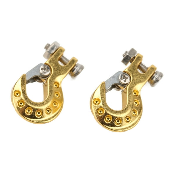 Gancho para remolque RC, 2 piezas de gancho para remolque RC, gancho para remolque RC de aleación de aluminio, gancho para cabrestante RC, probado profesionalmente