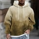thumbnail image 1 of Sudadera con capucha para hombre, estilo casual, con cuello redondo, estampado, manga larga, blusa de poliéster, 1 of 5