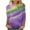 AC-Purple, variant on Womens Fashion Fall T Shirts Mardi Gras 3/4 Sleeve Round Neck Casual Tunic Tops Color Block Carnival Themed Party Parade Tee Shirt Purple M