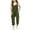 Army Green, variant on QUOTAY Girls Casual Sleeveless Girls Jumpsuit Spaghetti Strap Loose Overalls Long Pants with Pocket Army Green,4-5 Years