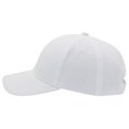 thumbnail image 4 of White velcro closure unisex casual baseball cap, 4 of 7