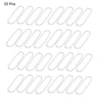 thumbnail image 2 of Metal Nail File Label Tag Key Keychain Bead Ball Chain Silver Tone 3.9 Inch Long, 2 of 5