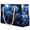 Multicolour 3, variant on Blue Cheerleading Tote Beach Bag for Women Ladies Large Zipper Beach Bags Waterproof Sandproof Sports Gym Swim Pool Travel Bag