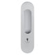 thumbnail image 2 of Manija de cerradura de puerta corredera de aleación de zinc antirrobo con llaves para muebles de madera de granero Herrajes de plata para ba?o(plata) Ecomeon  no, 2 of 4