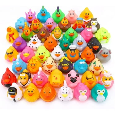 15PCS Rubber Ducks, Bath Toys for Toddlers, Rubber Duckies Summer Beach Pool Toys