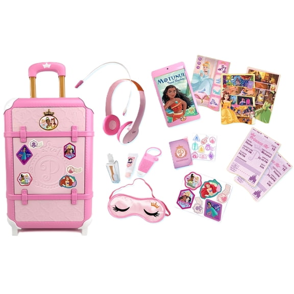 Disney Princess Style Collection World Traveler Child Suitcase Playset